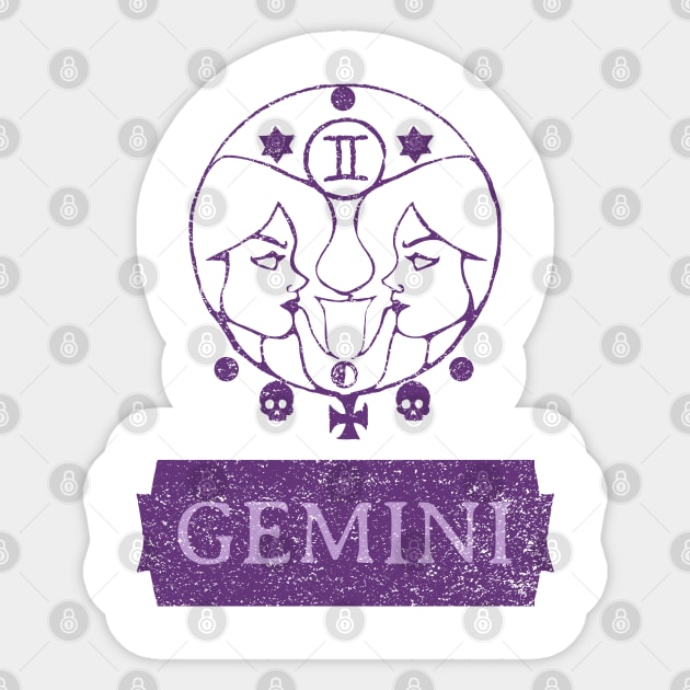 gemini zodiac sign test Sticker by husnimubarok